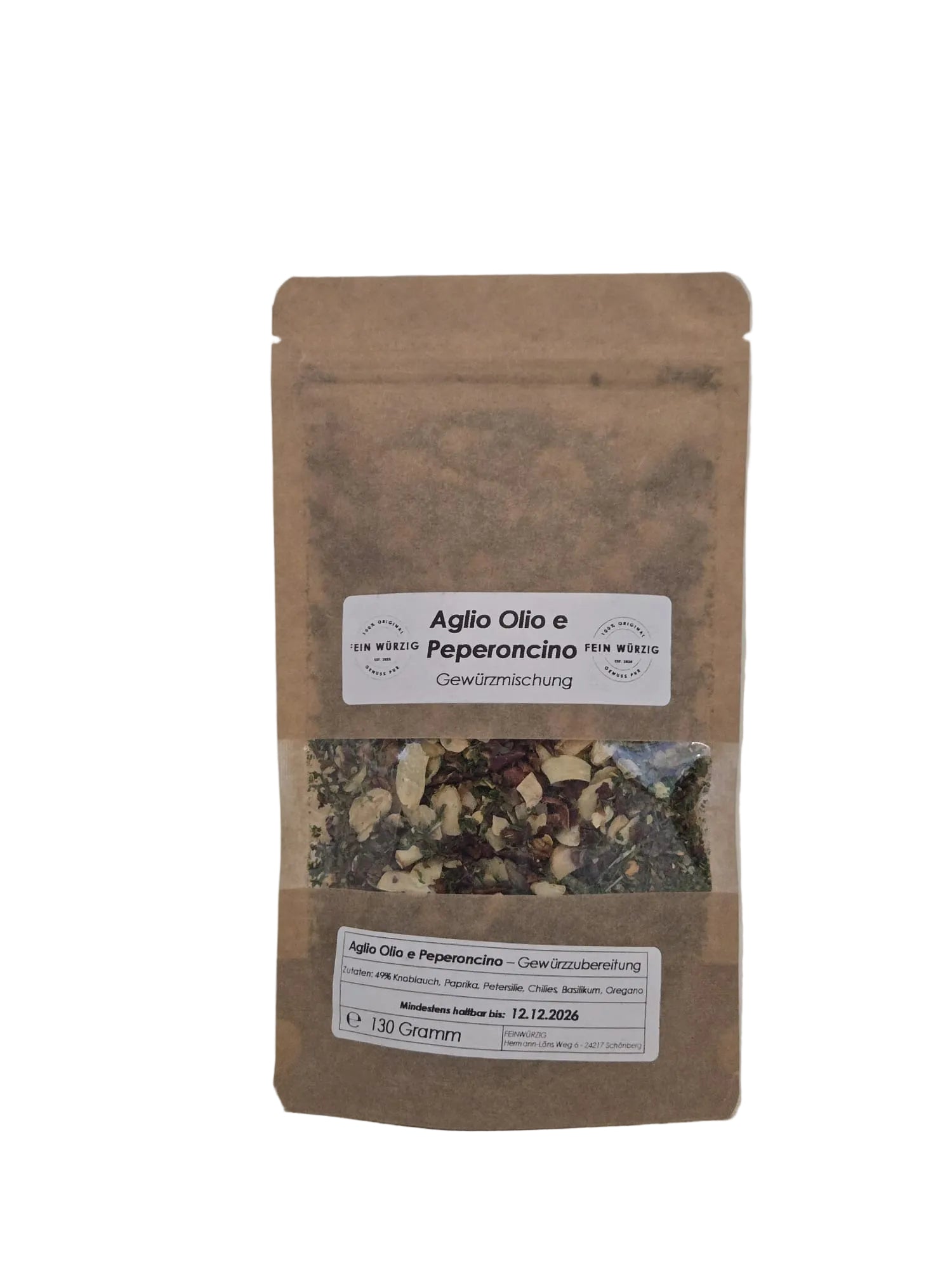 Aglio Olio e Peperoncino – Gewürzmischung