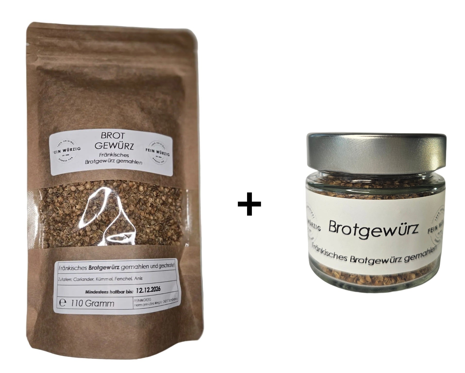 Fränkisches Brotgewürz – geschrotet