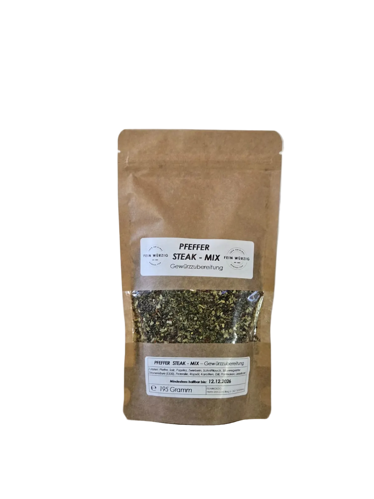 Pfeffer Steak - Mix Gewürzzubereitung