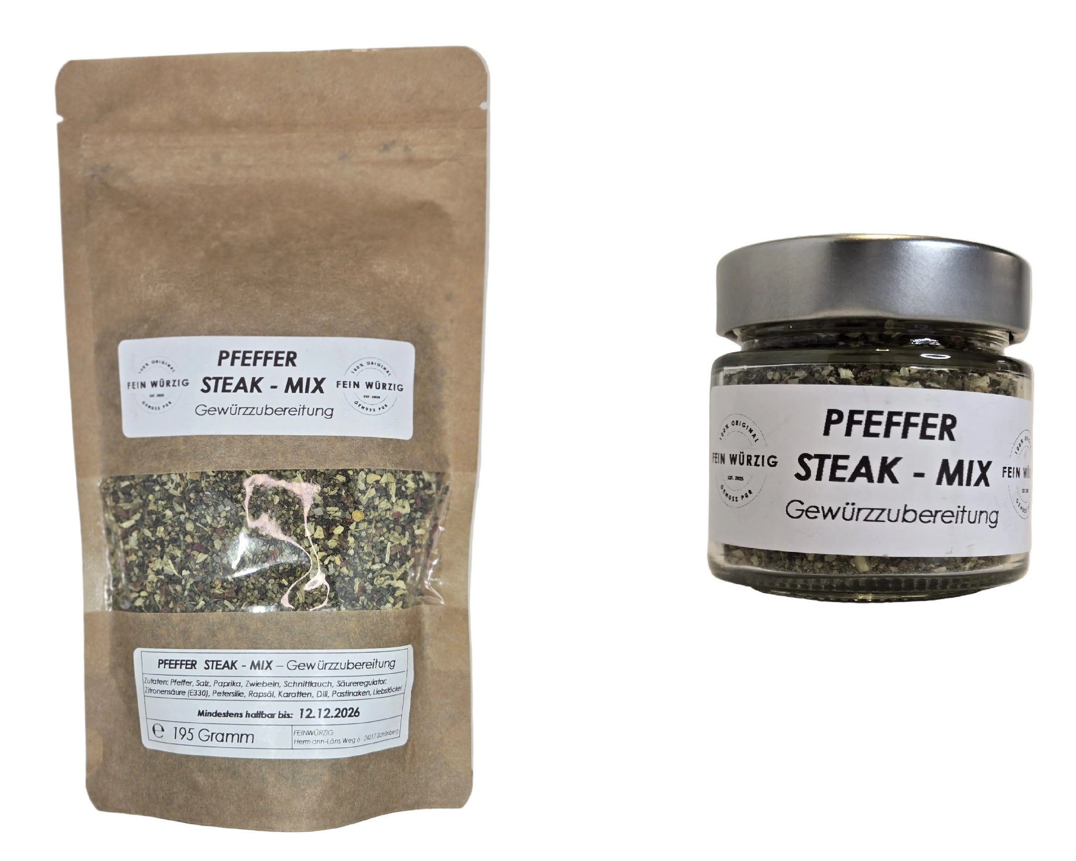 Pfeffer Steak - Mix Gewürzzubereitung