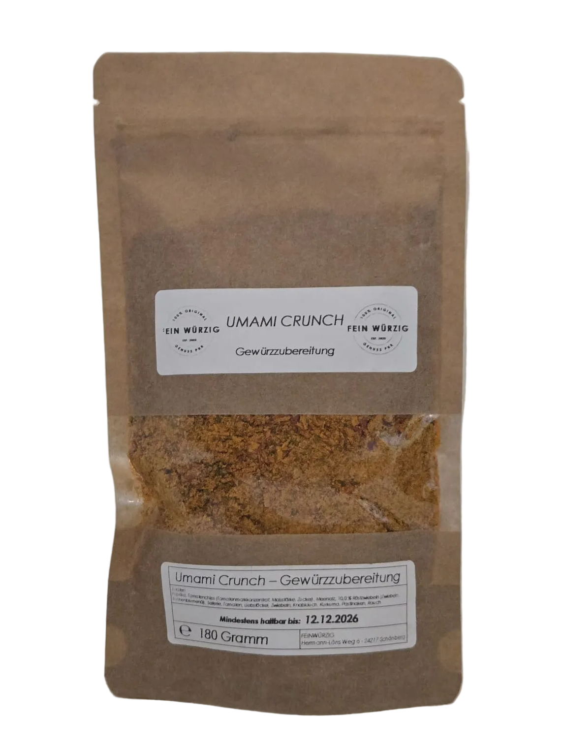 Umami Crunch – Gewürzzubereitung