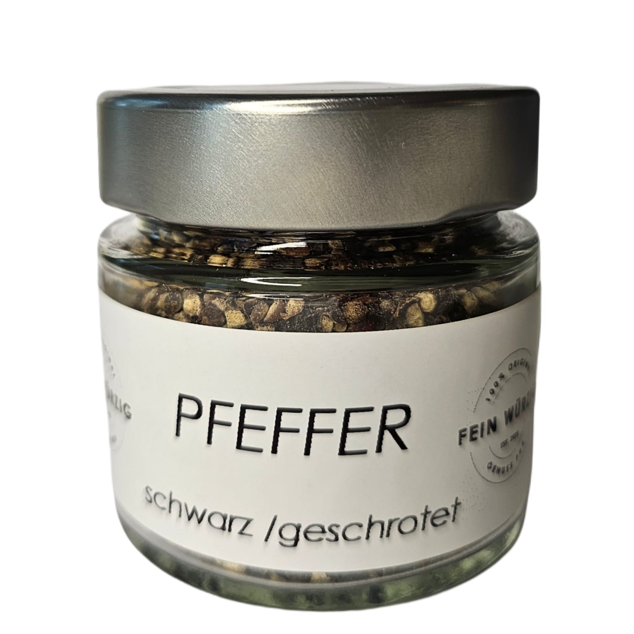 Geschroteter schwarzer PFEFFER